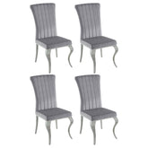 Betty Velvet Upholstered Dining Side Chair (Set of 4)
