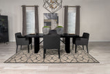 Catherine Rectangular Dining Table Set Black