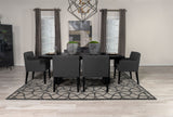 Catherine Rectangular Dining Table Set Black