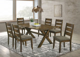 Alston Rectangular Dining Table Set Knotty Nutmeg