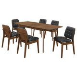 Redbridge Rectangular Dining Set Natural Walnut