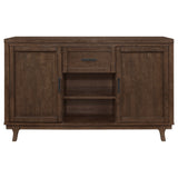 Reynolds 2-door Sideboard Buffet Storage Cabinet Brown Oak
