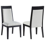 Brookmead Dining Side Chair Grey and Black (Set of 2)
