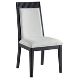 Brookmead Dining Side Chair Grey and Black (Set of 2)