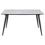 Dennison Rectangular Dining Table Set Grey