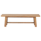 Middleton 60-inch Wood Backless Dining Bench Natural Brown