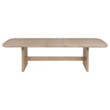 Kailani Rectangular Wood Dining Table Set Beige Oak