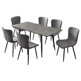 Horizon Dining Set with Extension Table Grey