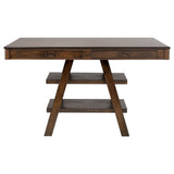 Dewey Rectangular Dining Table Set Walnut
