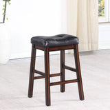 Donald Upholstered Bar Stool Cappuccino (Set of 2)