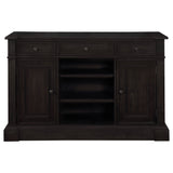 Phelps 2-door Sideboard Buffet Cabinet Distressed Noir