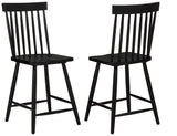 Andrews Windsor Counter Height Dining Side Chair (Set of 2)