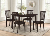 Gomez Rectangular Dining Table Set Cappuccino