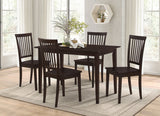 Gomez Rectangular Dining Table Set Cappuccino