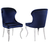 Cheyanne Upholstered Dining Side Chair Black (Set of 2)