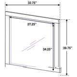 Jessica Dresser Mirror Cappuccino