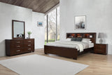 Jessica California King Bedroom Set Cappuccino