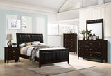 Carlton California King Bedroom Set Cappuccino
