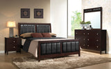 Carlton California King Bedroom Set Cappuccino