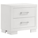 Jessica 2-drawer Nightstand Cappuccino