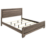 Kauffman Wood California King Panel Bed Dark Cocoa