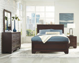 Kauffman California King Bedroom Set Dark Cocoa