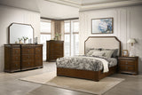 Garland 4-piece Queen Bedroom Set Brown Cherry
