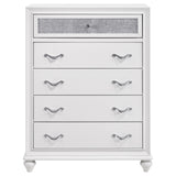 Barzini 5-drawer Bedroom Chest White