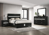 Miranda California King Bedroom Set Black