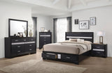 Miranda California King Bedroom Set Black