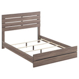 Brantford Wood Panel Bed Barrel Oak