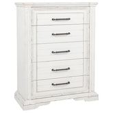 McKinney 5-drawer Bedroom Chest of Drawers Vintage White
