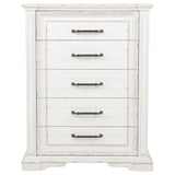 McKinney 5-drawer Bedroom Chest of Drawers Vintage White