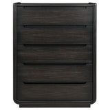 Leandro 5-drawer Bedroom Chest of Drawers Burnished Black