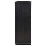 Leandro 5-drawer Bedroom Chest of Drawers Burnished Black