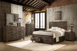 Woodmont California King Bedroom Set Golden Brown