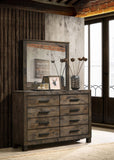 Woodmont 8-drawer Dresser Rustic Golden Brown