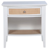 Bexhill 1-drawer Nightstand Bedside Table White