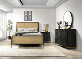 Arini Bedroom Set Black and Natural