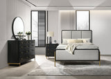 Arini Bedroom Set Black and Natural