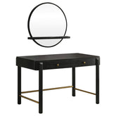 Arini Makeup Vanity Table and Mirror Set Black