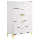 Kendall 5-drawer Bedroom Chest White