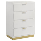 Caraway 4-drawer Bedroom Chest Black