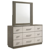 Fenwick 9-drawer Dresser Grey Oak