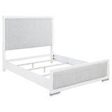 Gracemont 57-inch Panel Bed Grey and White