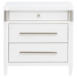 Gracemont 3-drawer Bedroom Nightstand Bedside Table White