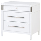 Gracemont 3-drawer Bedroom Nightstand Bedside Table White