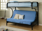 Montgomery Metal Over Futon Bunk Bed Black