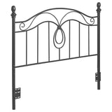 Ellis Metal Open Frame Headboard Dark Bronze