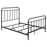 Livingston Metal California King Open Frame Bed Dark Bronze